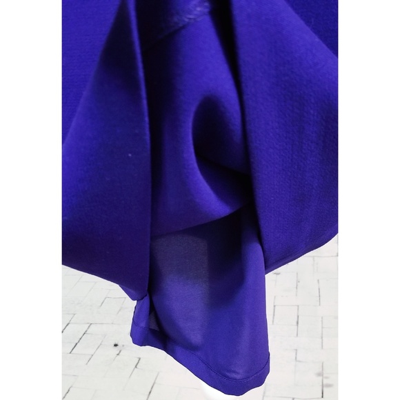 Eliza J Sheath Dress Purple Midi Size 6 - Picture 7 of 8